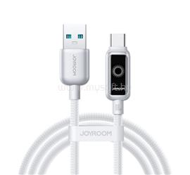 JOYROOM JOYROOM STARFLIGHT adatkábel USB - Type-C, 120cm, FEHÉR JOYROOM_S-A55_A-C_66W_1.2_WHITE small
