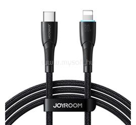 JOYROOM iPhone 14 Plus / 14 Pro Max / 14 Pro JOYROOM STARRY adatkábel Type-C - lightning, 100cm, FEKETE JOYROOM_SA32-CL3_BLACK small
