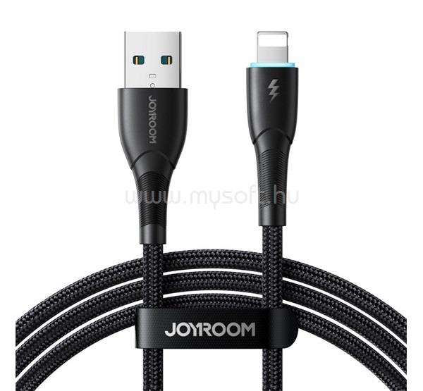 JOYROOM iPhone 14 Plus / 14 Pro Max / 14 Pro STARRY adatkábel USB - lightning, 100cm, FEKETE