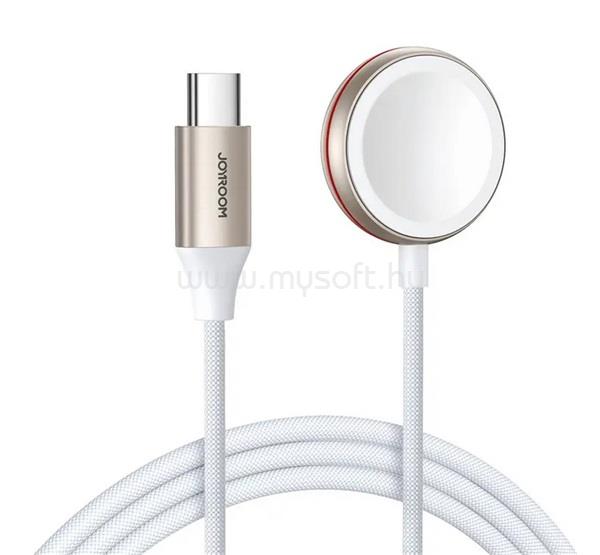 JOYROOM Apple Watch Ultra 3 49mm / Series 11 46mm töltőkábel Type-C wireless, Apple Watch töltő, FEHÉR