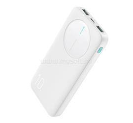 JOYROOM JOYROOM vésztöltő 2 USB+Type-C aljzat 10000mAh, LED jelzés, FEHÉR JOYROOM_JR-PBF12_W small