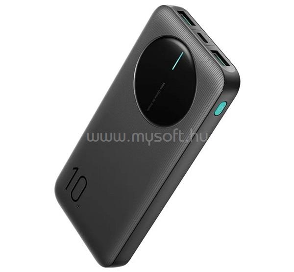 JOYROOM JOYROOM vésztöltő 2 USB+Type-C aljzat 10000mAh, LED jelzés, FEKETE