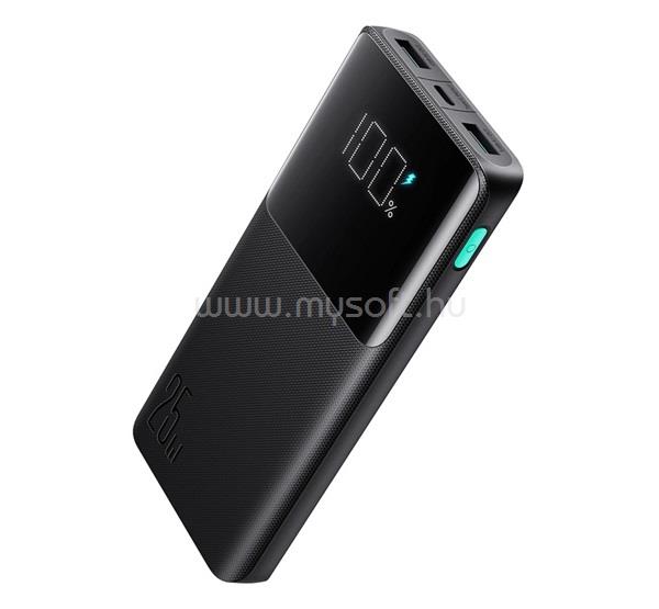 JOYROOM JOYROOM vésztöltő 2 USB+Type-C aljzat 10000mAh, LED kijelző, FEKETE