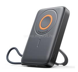 JOYROOM JOYROOM vésztöltő Type-C aljzat 10000mAh, kitámasztó + fix Type-C kábel, FEKETE JOYROOM_JR-PBM02 small
