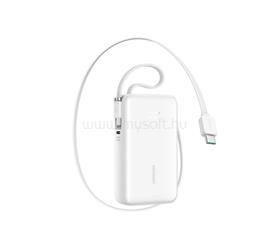 JOYROOM JOYROOM vésztöltő Type-C aljzat 10000mAh, LED kijelző + fix Type-C kábel, FEHÉR JOYROOM_JR-PR2_WHITE small