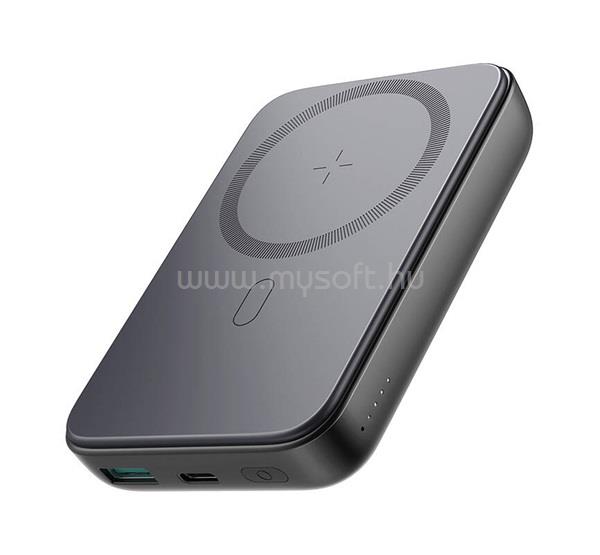 JOYROOM JOYROOM vésztöltő Type-C+USB aljzat 10000mAh, LED jelzés, FEKETE
