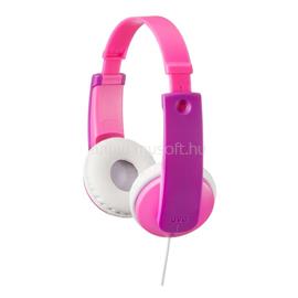 JVC HA-KD7-P vezetékes rózsaszín gyermek fejhallgató HA-KD7-P small