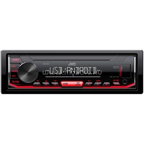 JVC KD-X162 AUX/USB mechanika nélküli autóhifi fejegység