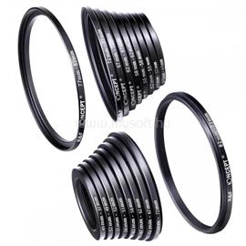 K AND F CONCEPT K&F Concept 18 db-os menetátalakító gyűrű szett (Step-Up és Down) 37-82mm KF-0629 small