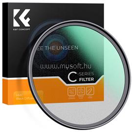K AND F CONCEPT K&F Concept C Series Black Mist 1/2 lágyító szűrő, ultravékony többrétegű bevonat, 58mm KF-01-2237 small