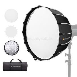 K&F CONCEPT 60cm átmérőjű, parabolic softbox, gyorscsatlakozás, méhsejt rács, Bowens csatlakozás KF-18-0008 small