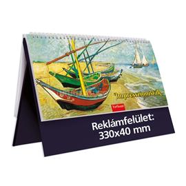 KALENDART 2023-as T054 impresszion álló kék asztali naptár 23T541T-004 small