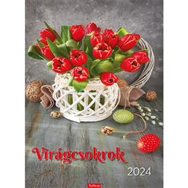 KALENDART 2024-es T093 virágcsokrok falinaptár 24T9300-16A small