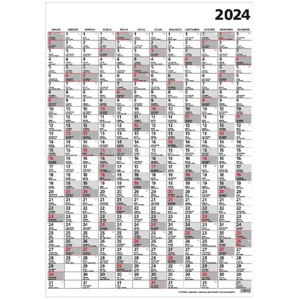 KALENDART 2024-es T100 Terminus B1 plakátnaptár