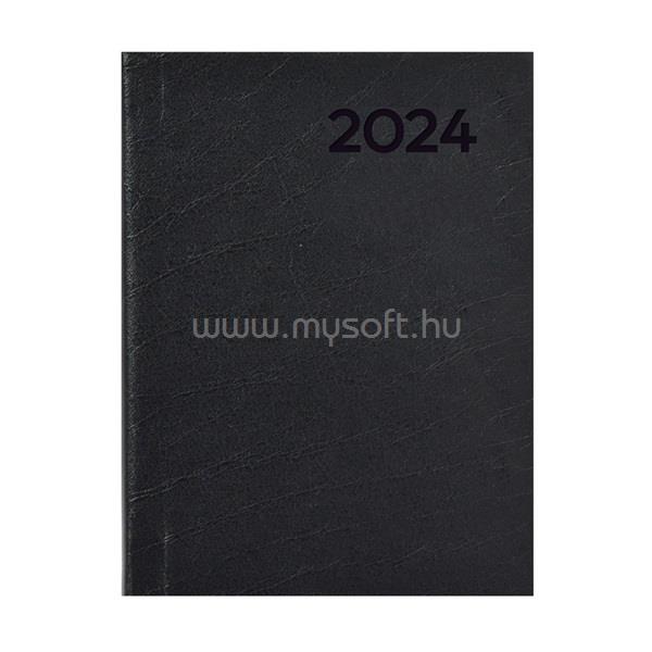 KALENDART Economic 2024-es E031 fekete mini zsebnaptár