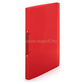 KARTON Gyűrűskönyv A4, 2 gyűrűs 2cm gerinc áttetsző PP, Karton P+P Lines piros KARTON_52386 small