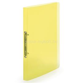 KARTON Gyűrűskönyv A4, 2 gyűrűs 2cm gerinc áttetsző PP, Karton P+P Lines sárga KARTON_52389 small