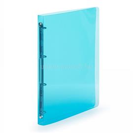 KARTON Gyűrűskönyv A4, 4 gyűrűs 2cm gerinc áttetsző PP, P+P Lines kék KARTON_52395 small