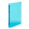 KARTON Gyűrűskönyv A4, 4 gyűrűs 2cm gerinc áttetsző PP, P+P Lines kék KARTON_52395 small