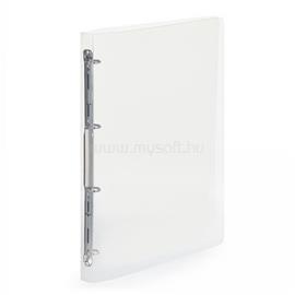 KARTON Gyűrűskönyv A4, 4 gyűrűs 2cm gerinc áttetsző PP, P+P Lines transzparens KARTON_52391 small