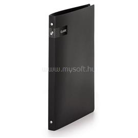 KARTON Gyűrűskönyv A4, 4 gyűrűs 2cm gerinc PP, P+P Opaline fekete KARTON_55648 small