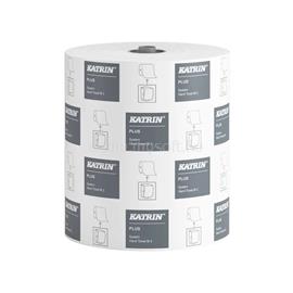 KATRIN Kéztörlő 2 rétegű tekercses átmérő: 19 cm perforáció 6 tekercs/karton nélküli System Katrin_97449 fehér KATRIN_63641 small