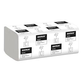 KATRIN Kéztörlő 2 rétegű V hajtogatású 200 lap/csomag 20 csomag/karton Basic Handypack Katrin_35564 fehérített 35564KA small