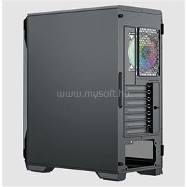 KEEP OUT Számítógépház - XC-901 PRO (fekete, ablakos, 4x12cm ARGB venti, microATX,  1xUSB3.0, 1xType-C) XC-901_PRO small