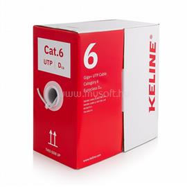KELINE giga+ fali kábel UTP (U/UTP) Cat.6, LSOH halogénmentes Dca, 305 m-es dob KE400U23LSOH-DCA-RLX small