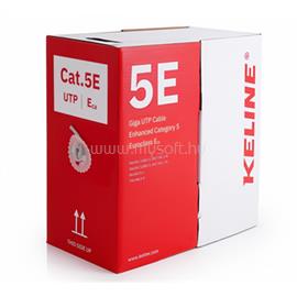 KELINE giga fali kábel UTP (U/UTP) 4x2xAWG24 Cat.5E, PVC 305 m-es dob 799053-ECA small
