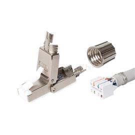 KELINE KE-Line FM45/s Szerszám nélkül közvetlenül szerelhető dugó Cat6A/Cat7 és Cat7A kábelekhez KE-FFT45-C6AS small