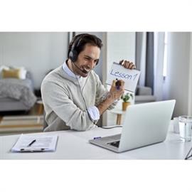 KENSINGTON HIFI USB HEADPHONES WITH MIC AND VOLUME CONTROL BUTT K33065WW small