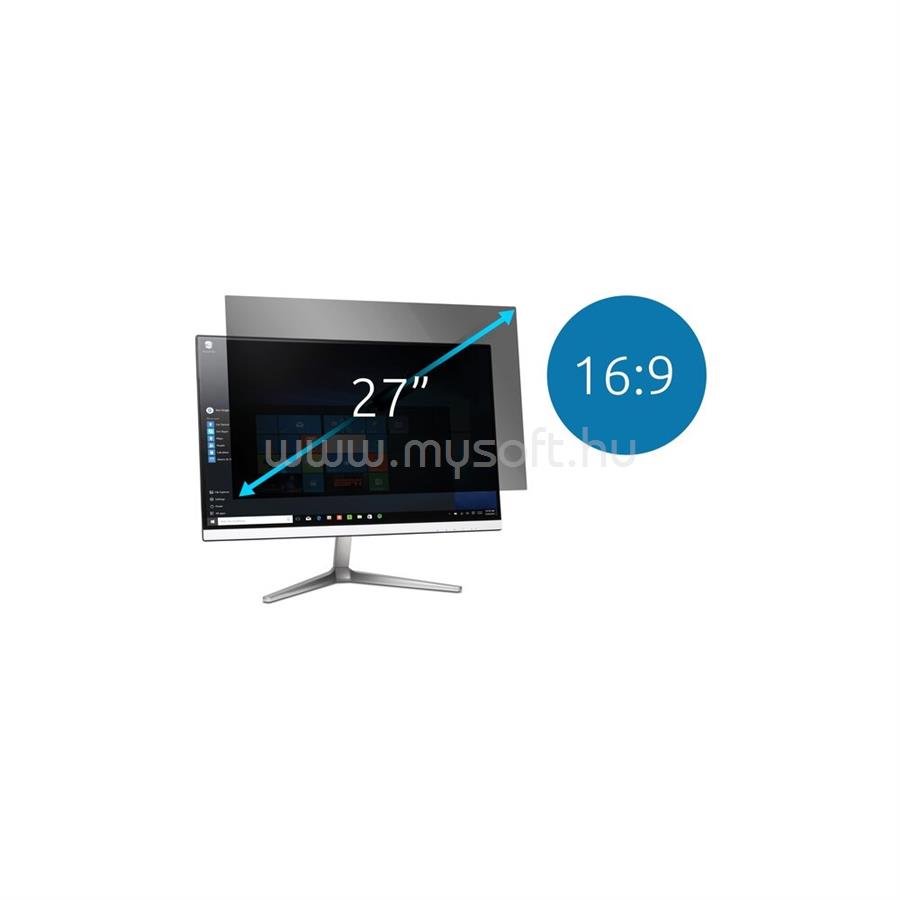 KENSINGTON Privacy Screen Filter for 27" Monitors 16:9 - 2-Way Removable monitorszűrő