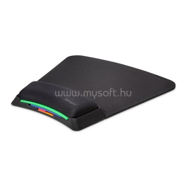 KENSINGTON SmartFit fekete géltöltésű ergonomiai csuklótámaszos egérpad