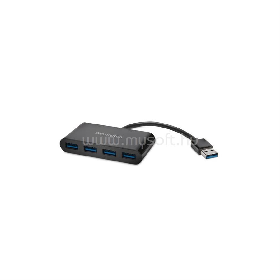 KENSINGTON UH4000 USB 3.0 4-Port Hub for Windows and Mac USB Hub