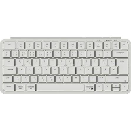 KEYCHRON B1 Pro membrán Bluetooth / vezeték nélküli / USB-C billentyűzet (magyar, fehér)
