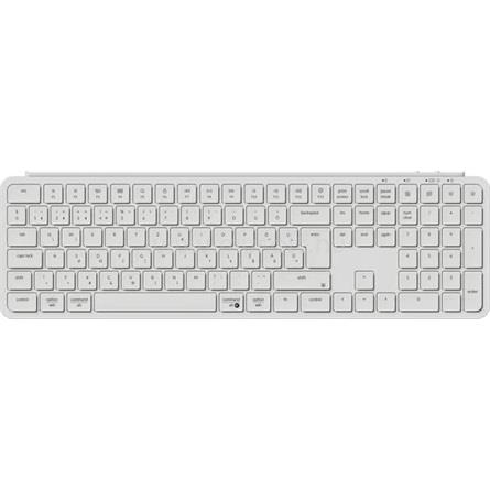 KEYCHRON B6 Pro Scissor Switch mechanikus Bluetooth / vezeték nélküli billentyűzet (magyar, fehér)