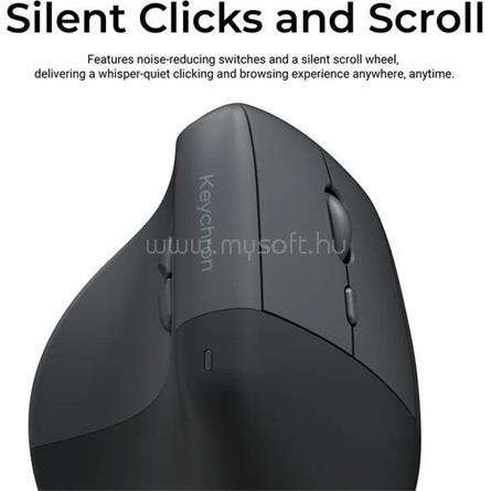KEYCHRON BM27 - 1K Polling Rate - PAW3212 - Silent Micro Switch - Space Gray