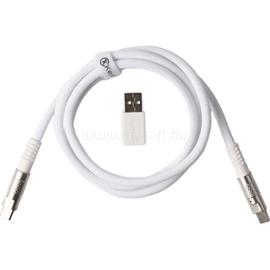 KEYCHRON Double-Sleeved Geek 8K USB-C -> USB-C M/M adatkábel 1m fehér +USB-A adapter CAB-37 small