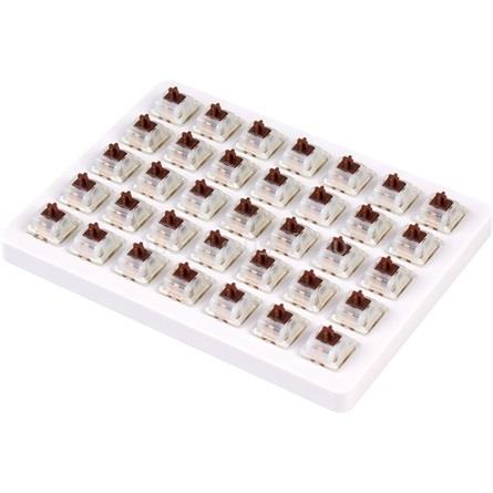 KEYCHRON Gateron Cap Milky Brown switch set (35db)