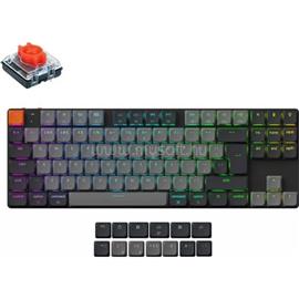 KEYCHRON K1 V6 Bluetooth / USB-C magyar gaming low profile mechanical 2.0 red mechanikus billentyűzet fekete-szürke K1X-H1-HU small