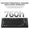 KEYCHRON K2 Ultra 8K Bluetooth / vezeték nélküli magyar Apex Banana mechanikus billentyűzet fekete K2U-J4P-HU small