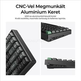 KEYCHRON K2 Ultra 8K Bluetooth / vezeték nélküli magyar Apex Brown mechanikus billentyűzet fekete K2U-J3P-HU small