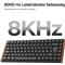 KEYCHRON K3 Ultra 8K Bluetooth / vezeték nélküli magyar Milk POM Banana mechanikus billentyűzet fekete K3U-H4Z-HU small
