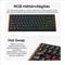 KEYCHRON K3 Ultra 8K Bluetooth / vezeték nélküli magyar Milk POM Brown mechanikus billentyűzet fekete K3U-H3Z-HU small