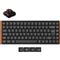 KEYCHRON K3 Ultra 8K Bluetooth / vezeték nélküli magyar Milk POM Brown mechanikus billentyűzet fekete K3U-H3Z-HU small