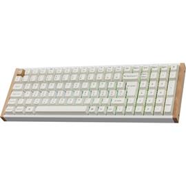KEYCHRON K4 HE Gateron double-rail magnetic nebula mechanikus gamer Bluetooth / vezeték nélküli billentyűzet (magyar, fehér) K4H-Q1P-HU small