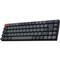 KEYCHRON K7 Gateron RGB Backlight ISO Gateron mechanikus Blue switch gamer vezeték nélküli billentyűzet angol lokalizáció (fekete) K7-B2-UK small