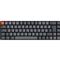 KEYCHRON K7 Gateron RGB Backlight ISO Hot-swap Gateron Optical mechanikus Blue switch gamer vezeték nélküli billentyűzet angol  lokalizáció (fekete) K7-E2-UK small