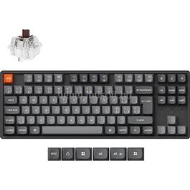 KEYCHRON K8 Max Super mechanikus Brown switch Bluetooth / vezeték nélküli billentyűzet (magyar, fekete) K8M-J3Z-HU small
